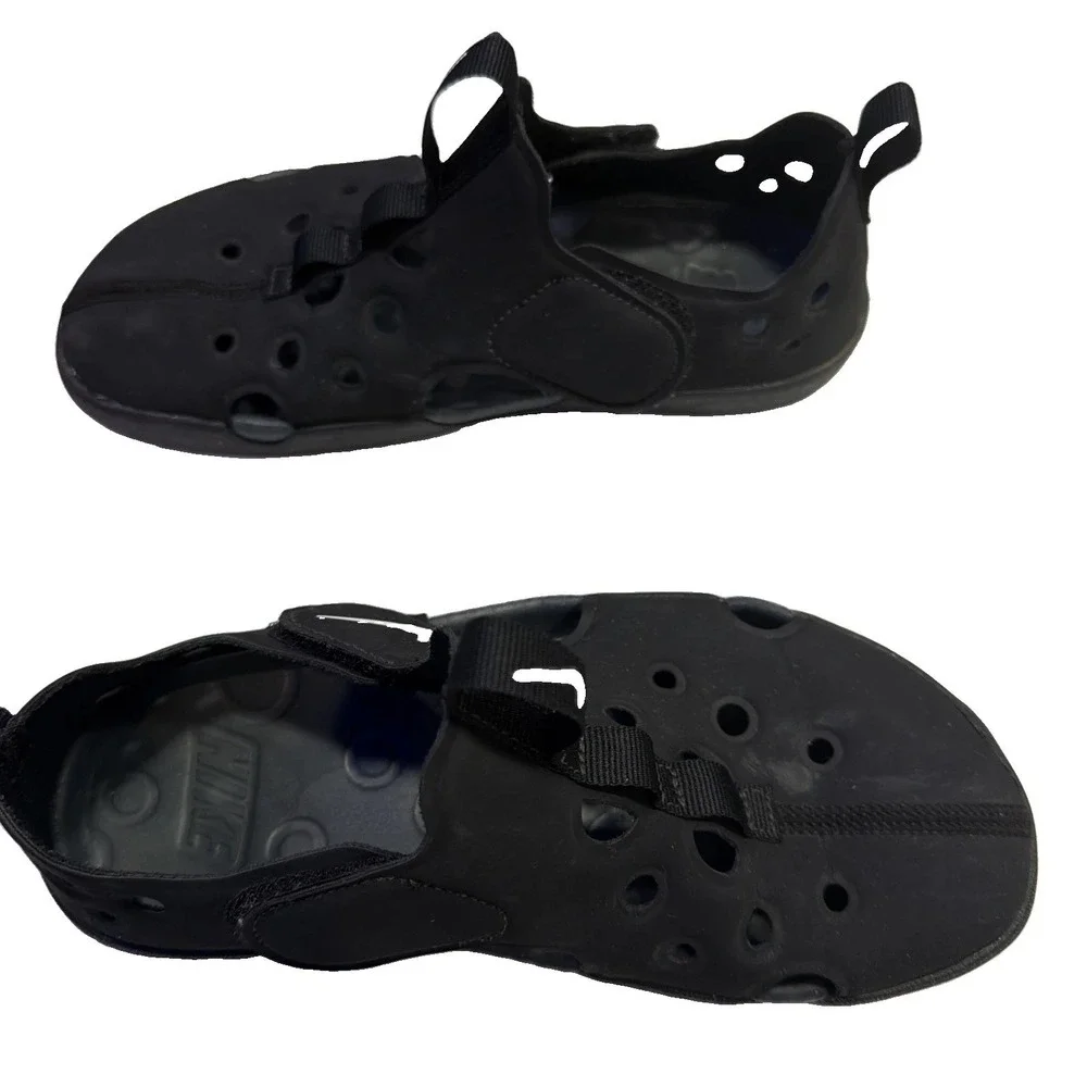 Nike Sunray Protect 4 (TD) Black White Fisherman Sandals Kids 3Y Water Shoes